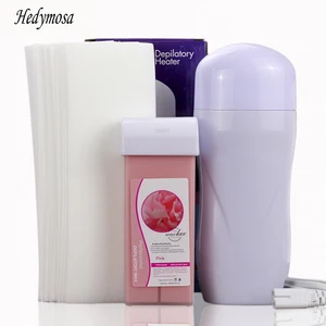 Набор восковых нагревателей, машинка для удаления волос 110 В220-240 В, электрический эпилятор для депиляции лица, бровей, мини-эпилятор, восковые расплавленные полоски * 30