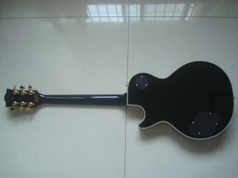 Черный Красота custom гитары Mohogany одна деталь средства ухода за кожей Шеи клен 3