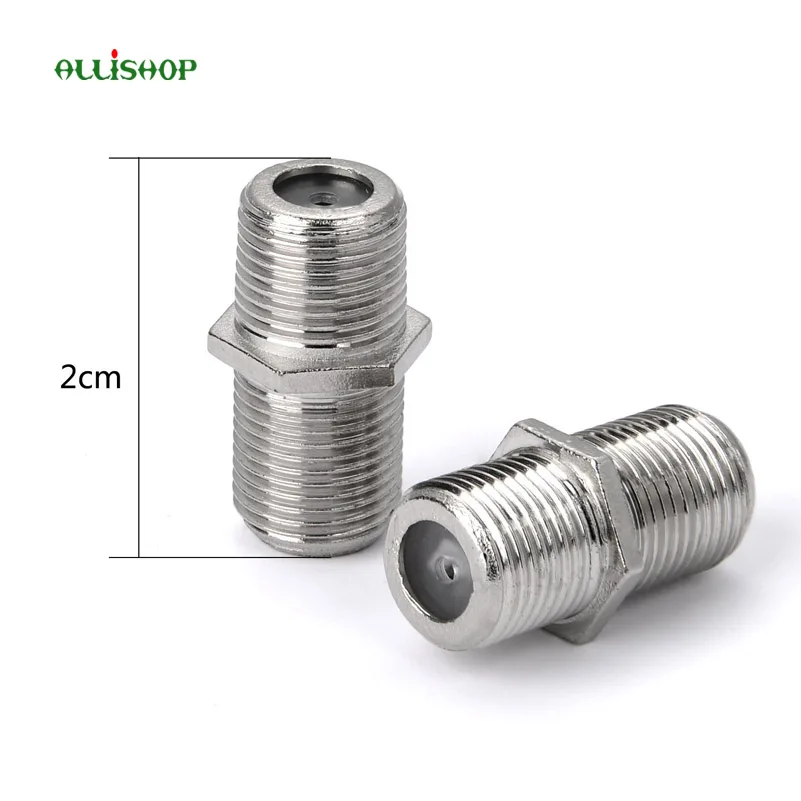 Гнездовой разъем ALLISHOP 2 шт. F гнездовой к для подключения ТВ спутникового