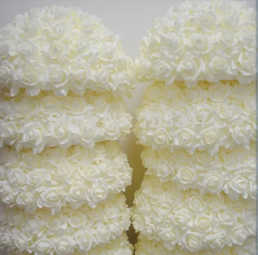 Искусственные декоративные свадебные цветы 15 дюймов 38 см розовые из