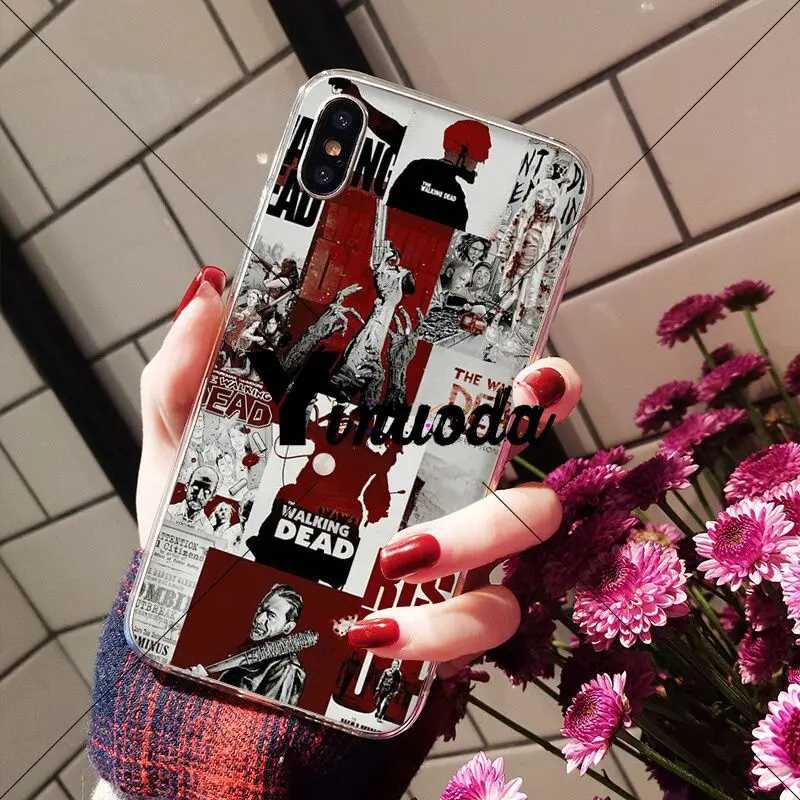 Yinuoda the walking dead Colorful Cute Phone Accessories Case for Apple iPhone 8 7 6 6S Plus X XS MAX 5 5S SE XR Cover | Мобильные