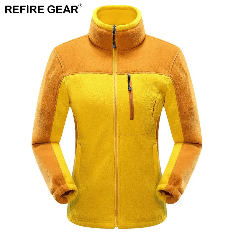 Женская и мужская флисовая куртка ReFire Gear теплая термокуртка для активного отдыха