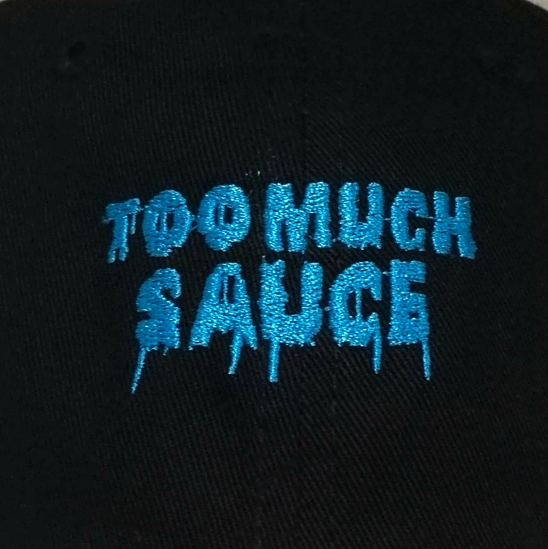 Hot Too Much Sauce Letter Embroidery Vintage Girl Baseball Cap Women Dad Hat usa gorras mujer moda de marca | Аксессуары для