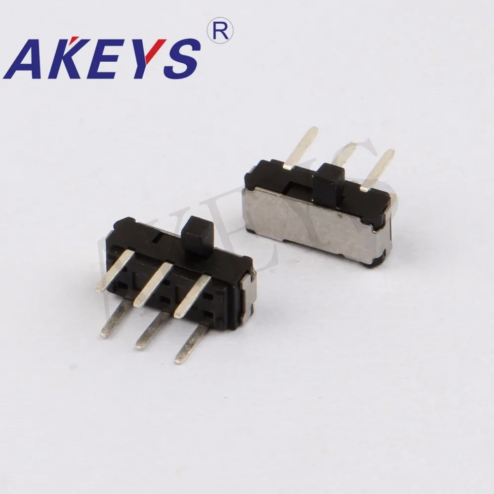 30 шт. MSK 22D18 мини скользящий переключатель 2P2T DPDT DIP 6 pin боковые скользящие