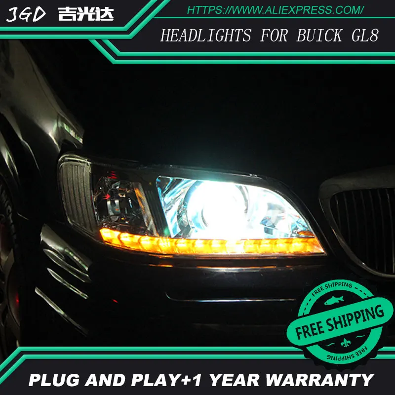 Автомобильный Стайлинг головной светильник для Buick GL8 s 2004 2008 светодиодный DRL
