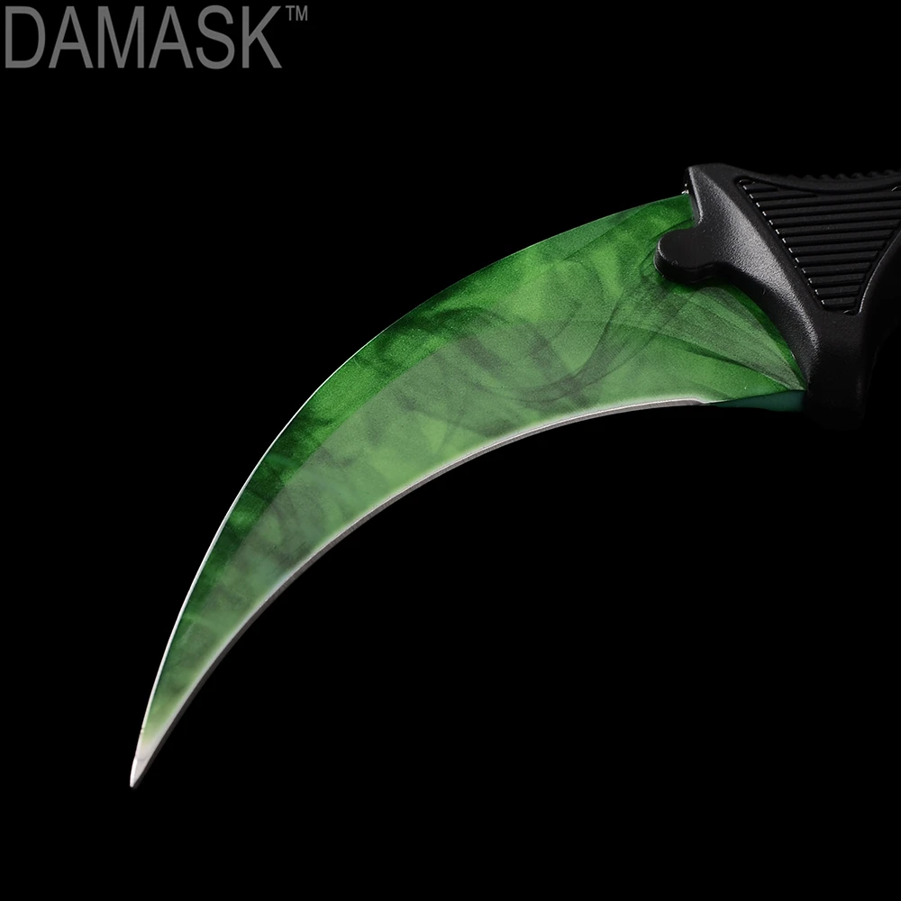 Damask Karambit CS GO нож Походный тактический для выживания Портативный защитный EDC