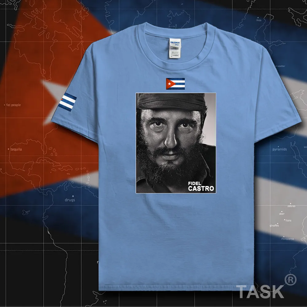Мужская футболка Fidel casto из 100% хлопка с надписью memorial Cuba leader Che Че Гевара