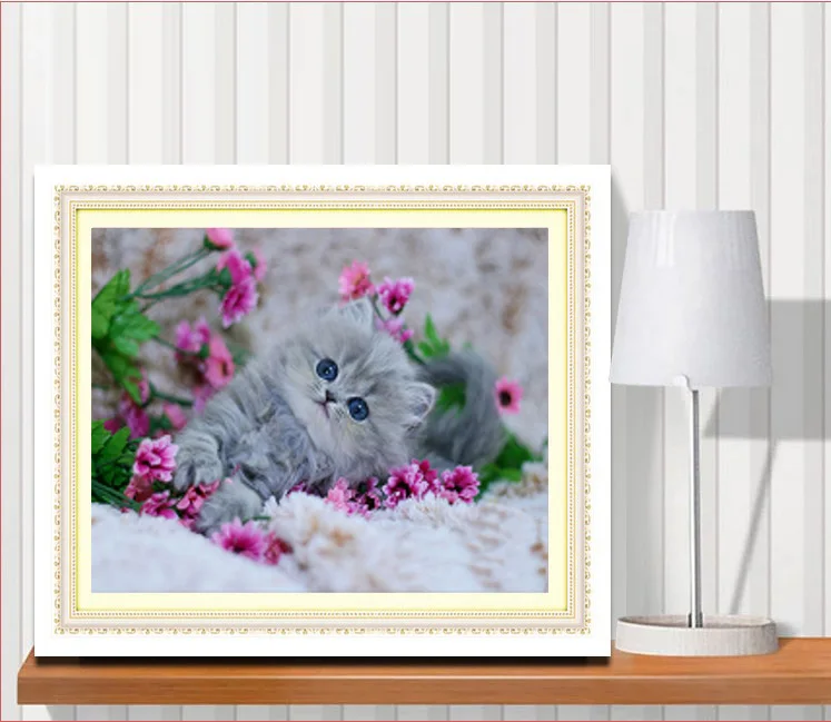40*30 см DIY 5D Алмазная мозаика с мультяшными котами, ручная работа, Набор для вышивки крестом, алмазная вышивка, узоры, стразы