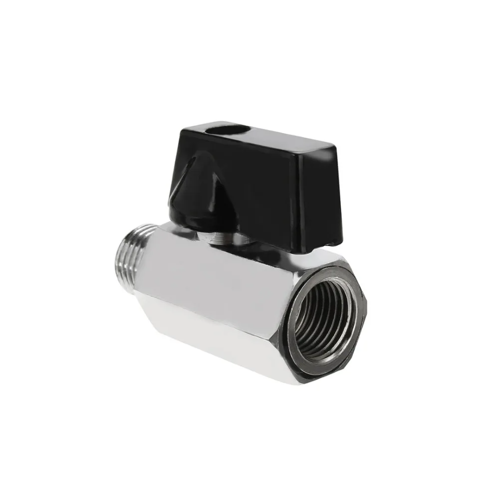 

1pc Brass Mini Ball Valve 1/2,1/4,1/8 Inch BSP Male to Female Air Compressor Control Mayitr For Air Oil Water