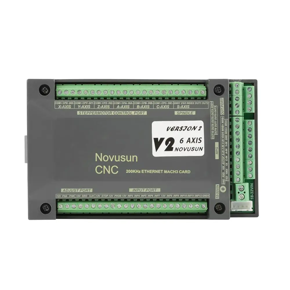 Плата управления движением для MACH3 Ethernet интерфейса 1 шт. NVEM CNC Control ler 6 Axis