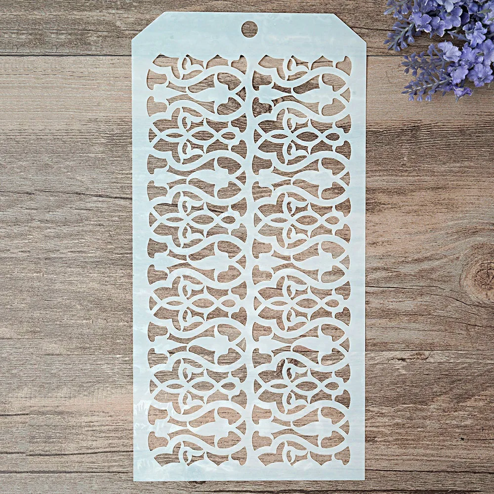 ST1224112 12*24 см DIY ремесло Многослойные трафареты для стен Живопись штампованная для скрапбукинга штампы альбом декоративное тиснение бумажные карты - Цвет: ST1224112