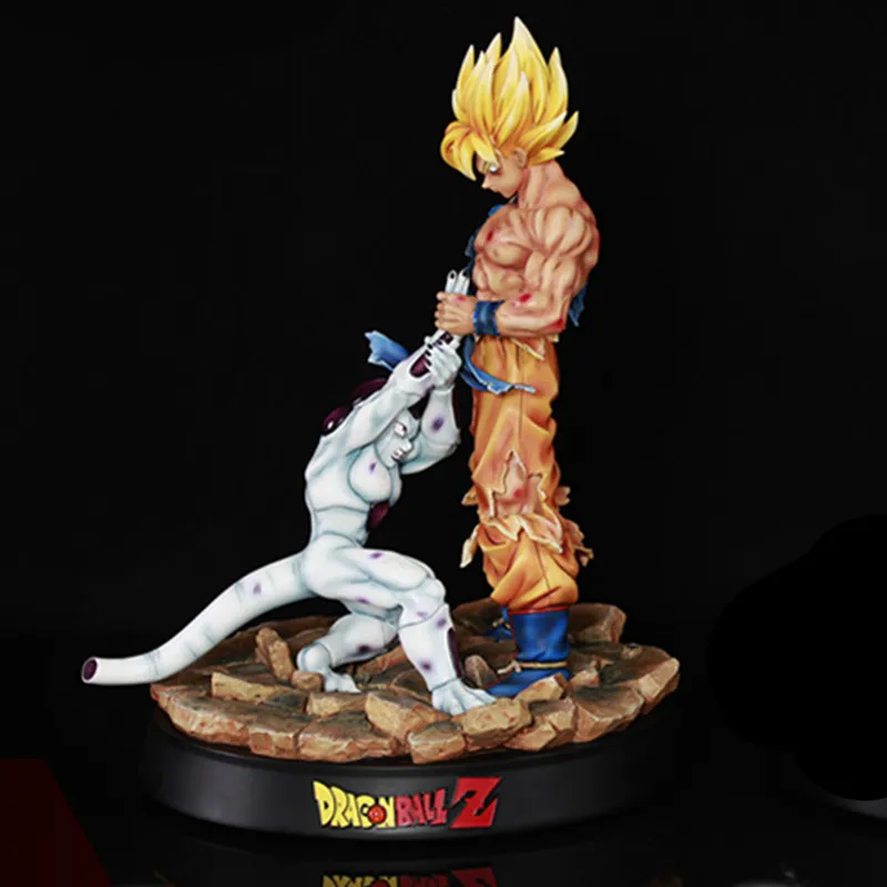 Dragon Ball Z Super Saiyan Son Goku VS Frieza 1/6 GK статуя смолы фигурка Коллекция Модель игрушки G2256