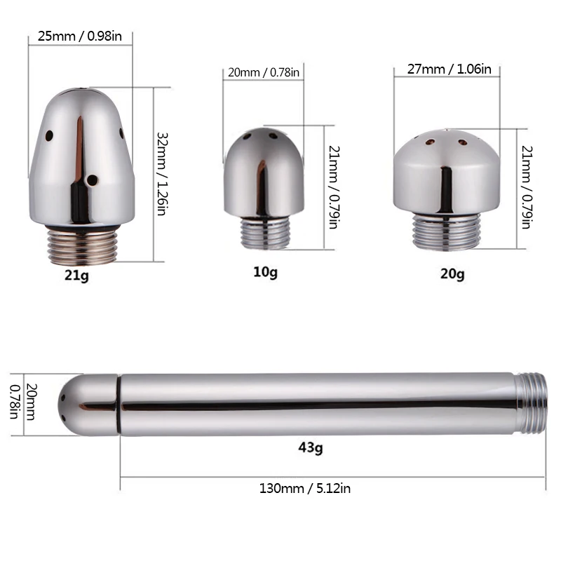 Металлическая Анальная клизма для душа анальная стимуляция и вагинальная