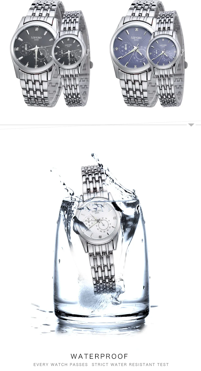 Часы Longbo женские брендовые Роскошные Кварцевые часы Женские Модные Relojes Mujer женские деловые наручные часы Relogio Feminino 8393