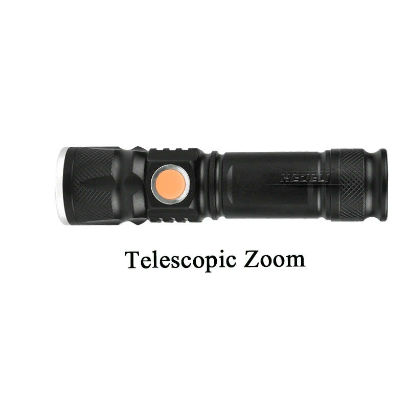 Usb фонарик мини cree xml t6 Увеличить факел Водонепроницаемая светодиодная лампа для