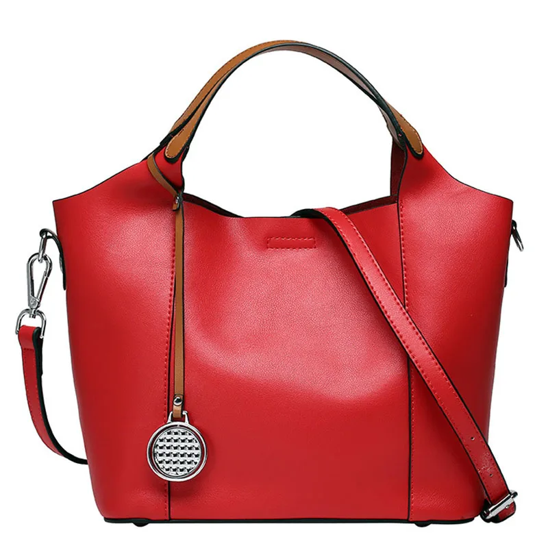 Новая модная сумка из натуральной кожи женские сумки мягкой воловьей Tudor