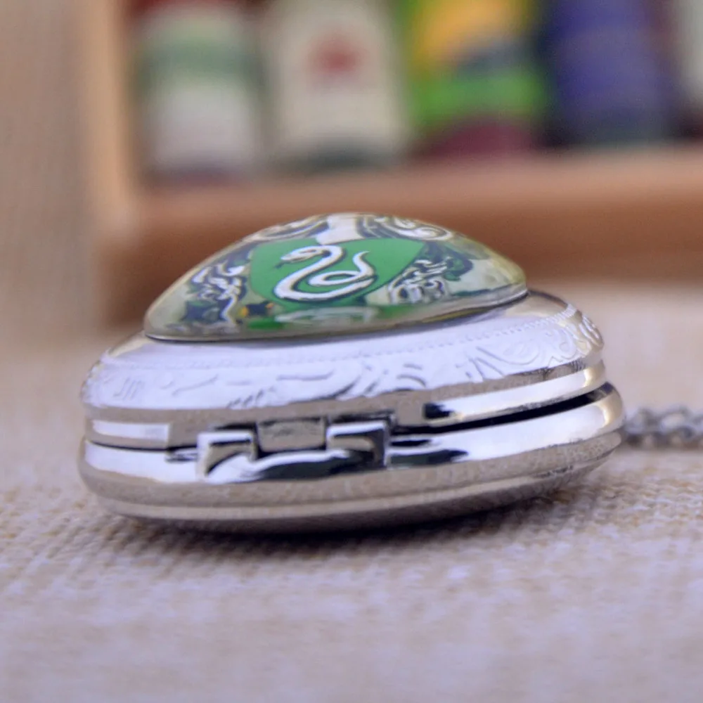 Гарри Поттер Слизерин школьная Змея Черный/Бронзовый/Серебряный стеклянный