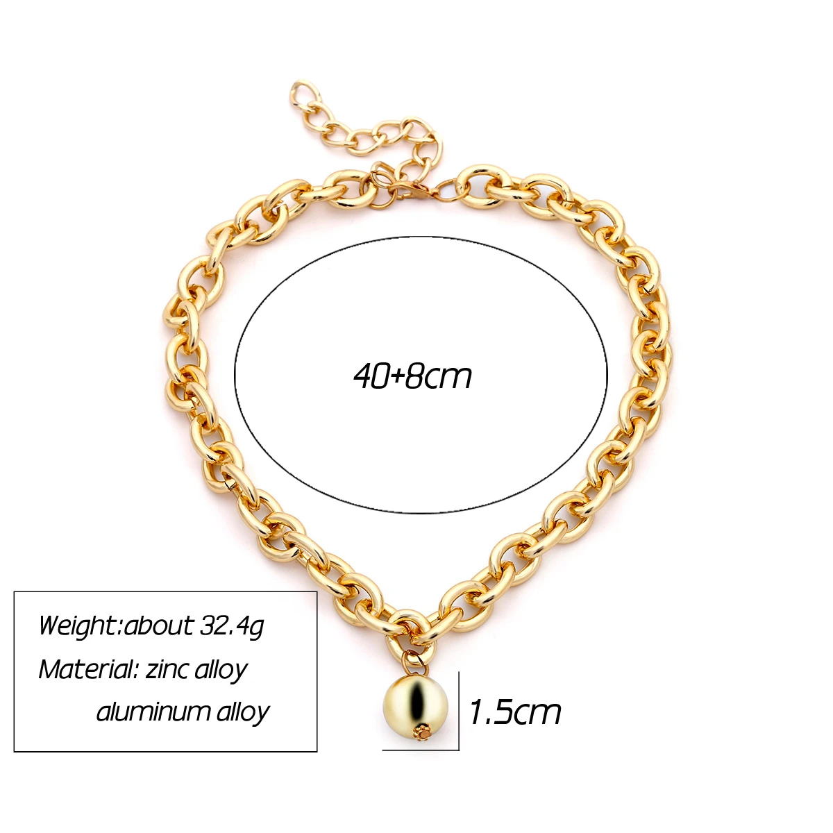 TOTASALLY Новое поступление модная цепочка в стиле панк ожерелье с подвеской из