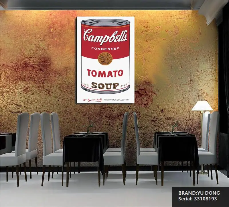 Энди уорхол Campbells Суп Я Томатный поп арт печати Живопись Главная Аннотация