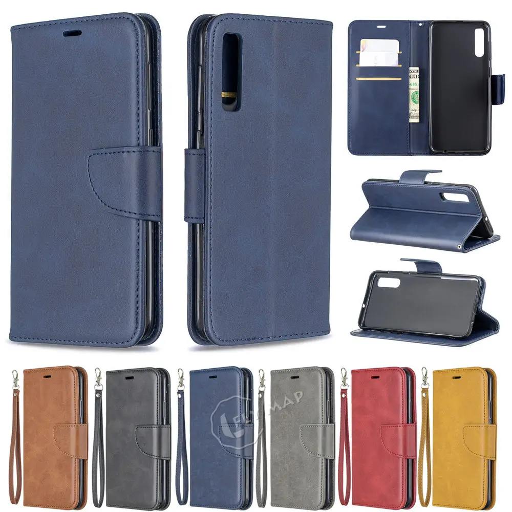 Флип кейс для Samsung Galaxy A50 2019 50A A505FD A505F/DS A505FN чехол телефона кожаный SM чехлы