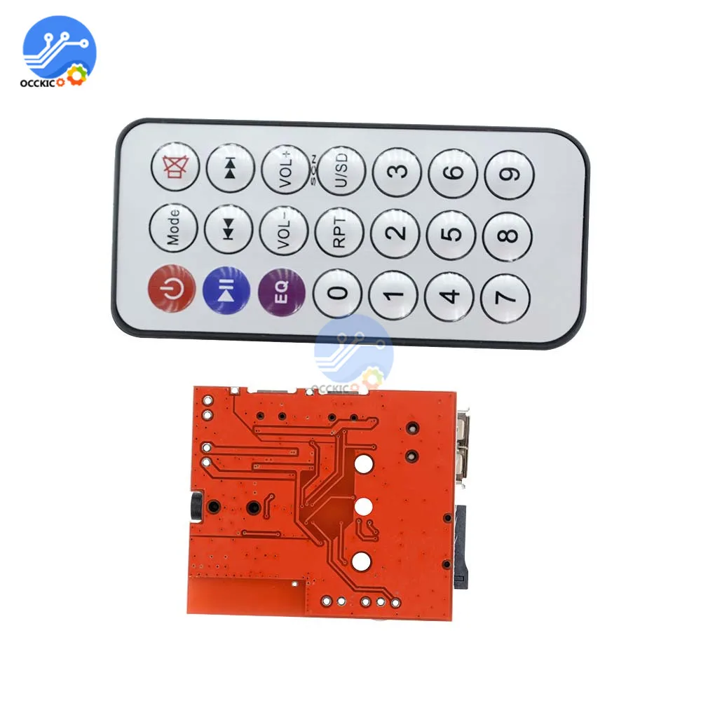 USB MP3 Bluetooth декодер доска Аудио анализатор спектра усилитель плата TF карта Bluetooth 4,1 Беспроводной ЦАП с пультом дистанционного управления