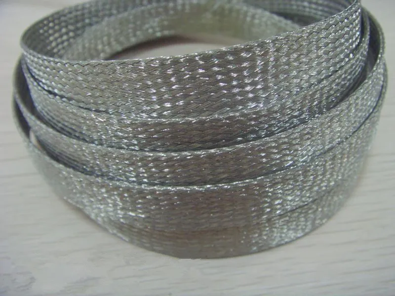

1PCS/lot YT1546B Tinned Copper Braided Strap 25mm2 Copper Band Copper Strip Copper wire Length 1 Meter Free Shipping DIY