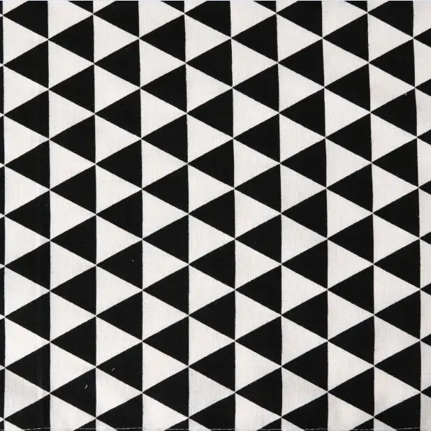 black triangle Качественные тканевые салфетки для обеденного стола хлопковые салфетки кухонные полотенца чайная салфетка 1 шт - Цвет: black triangle
