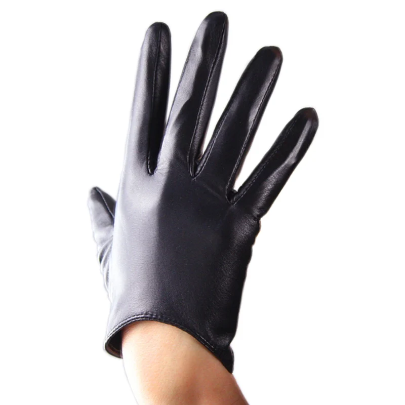 Женские ультра короткие перчатки из натуральной овчины Ms. Pure TB05|genuine leather gloves|fashion