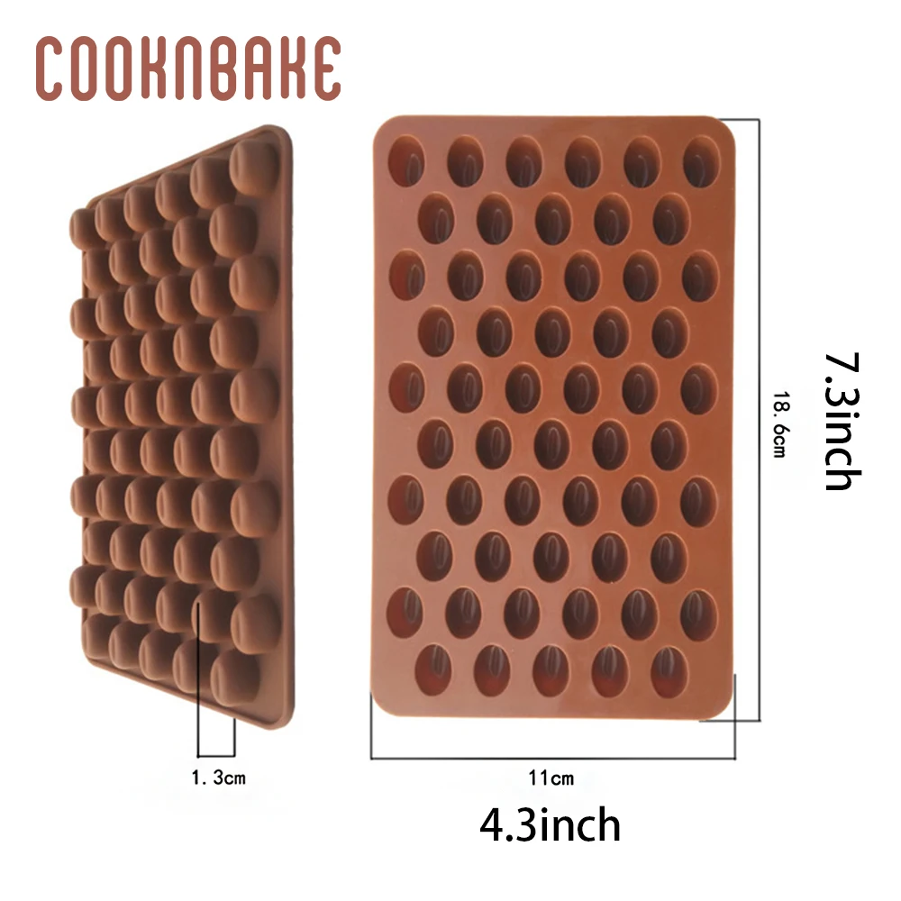 Силиконовая форма COOKNBAKE для шоколада кофейных зерен конфет клейкая украшения