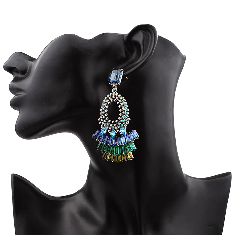 1 Pair Lady Girl Earrings Ear Drop Pendant Dangle Vintage Alloy Fashion For Party Wedding CX17 | Украшения и аксессуары