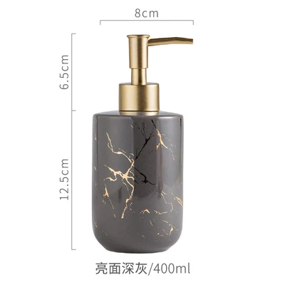 1pcs-Lotion bottle Винтажная Ручная Керамическая ванная комната мытье из пяти частей ванная комната Принадлежности чашка держатель для зубной щетки Лосьон бутылка из четырех частей - Цвет: 1pcs-Lotion bottle