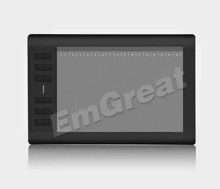 Huion 1060 Plus Графический цифровой планшет с кардридером 8G sd-карта 5080 LPI 12 Экспресс ключ+ Защитная пленка+ перчатка