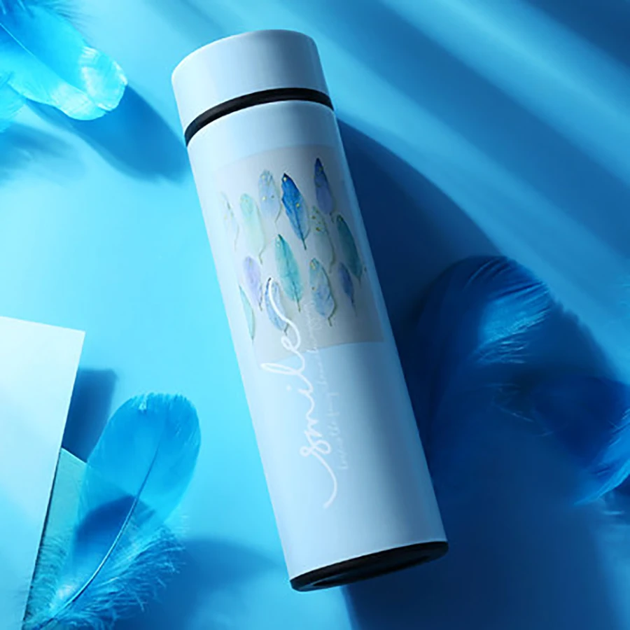 Симпатичный термос Вакуумная бутылка чашка кружка для кофе из нержавеющей стали