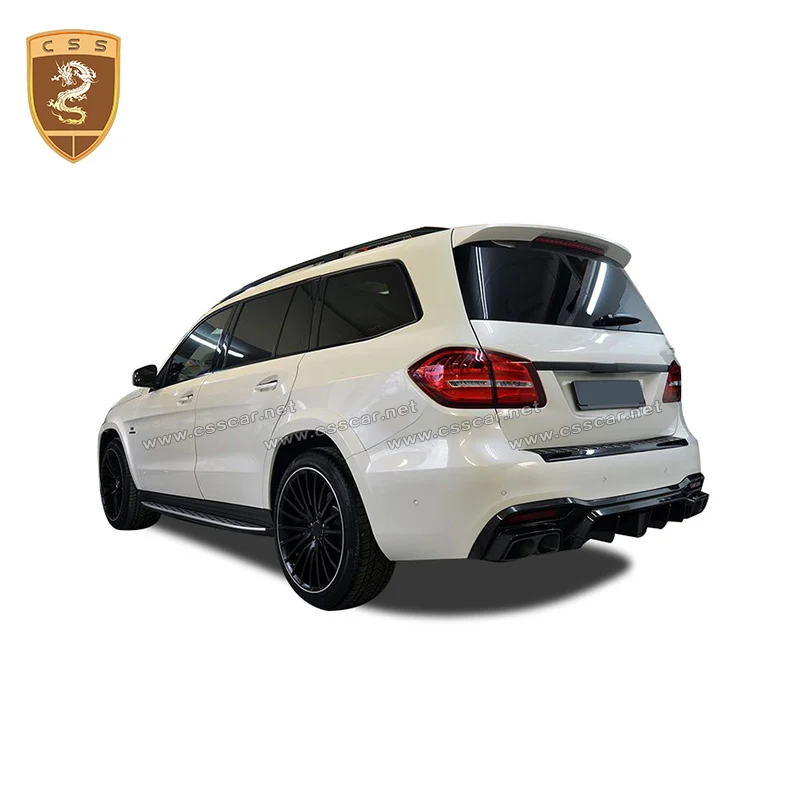 Carbon Fiber Body Kits For Benz Gls X166 Body Kits Front Rear Bumper Diffuser Lip Auto Car Modification Styling
