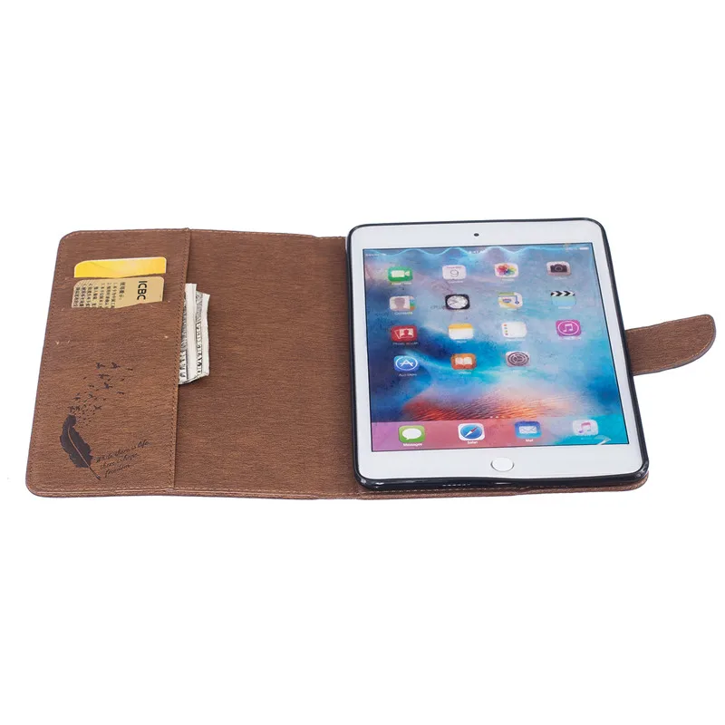Чехол-книжка из ПУ кожи с отделениями для карт Apple iPad mini 4 | Компьютеры и офис