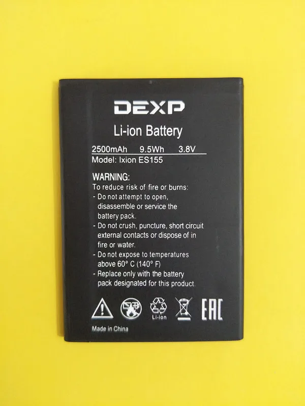 Аккумулятор Ixion ES155 3000 мАч для DEXP