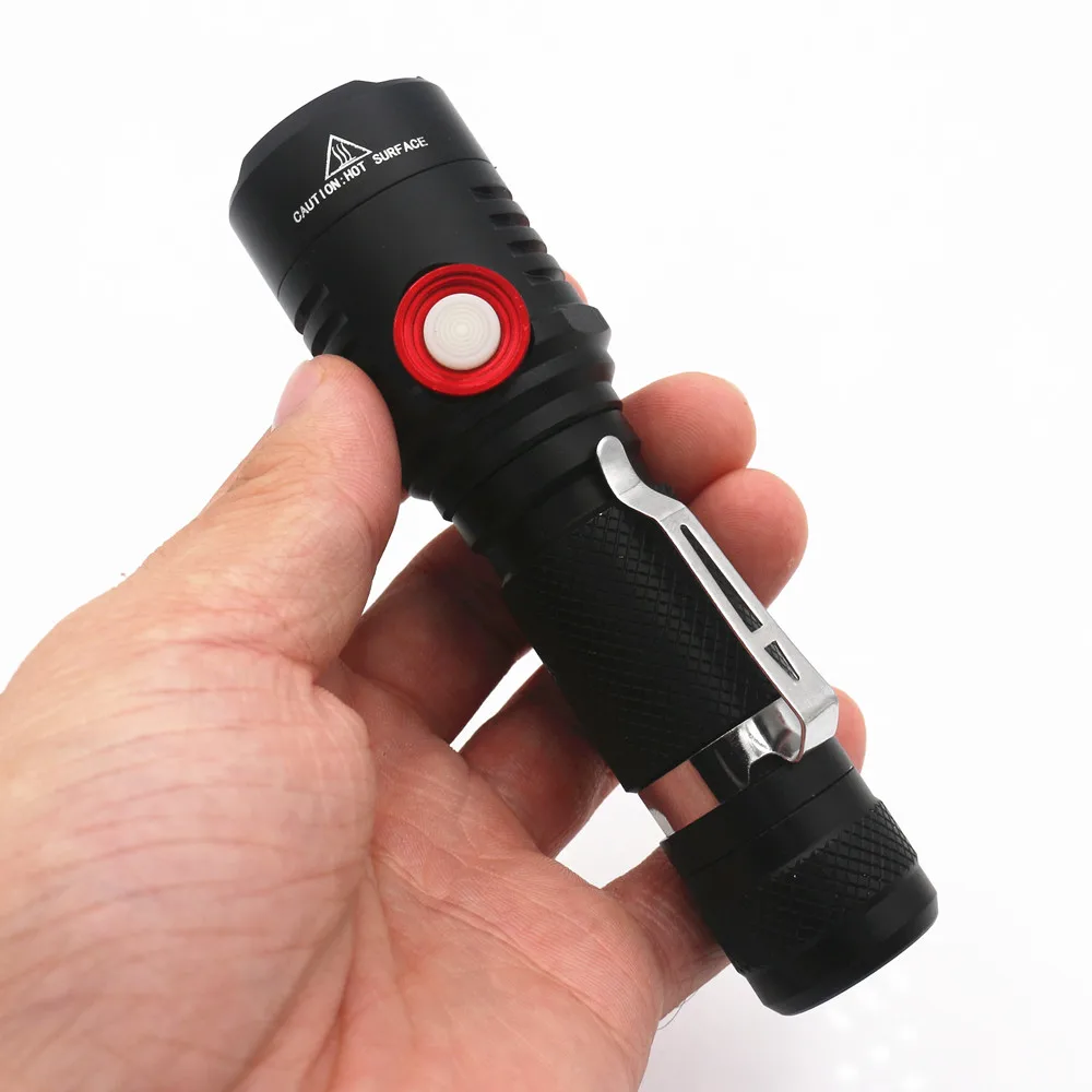 5000LM XM-L2 светодиодный фонарик 2-режим USB Перезаряжаемые Torch light велосипед лампы