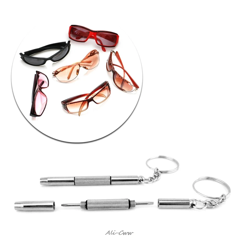 3 в 1 отвертка для очков Набор ремонта солнцезащитных часов Отвертка инструмент