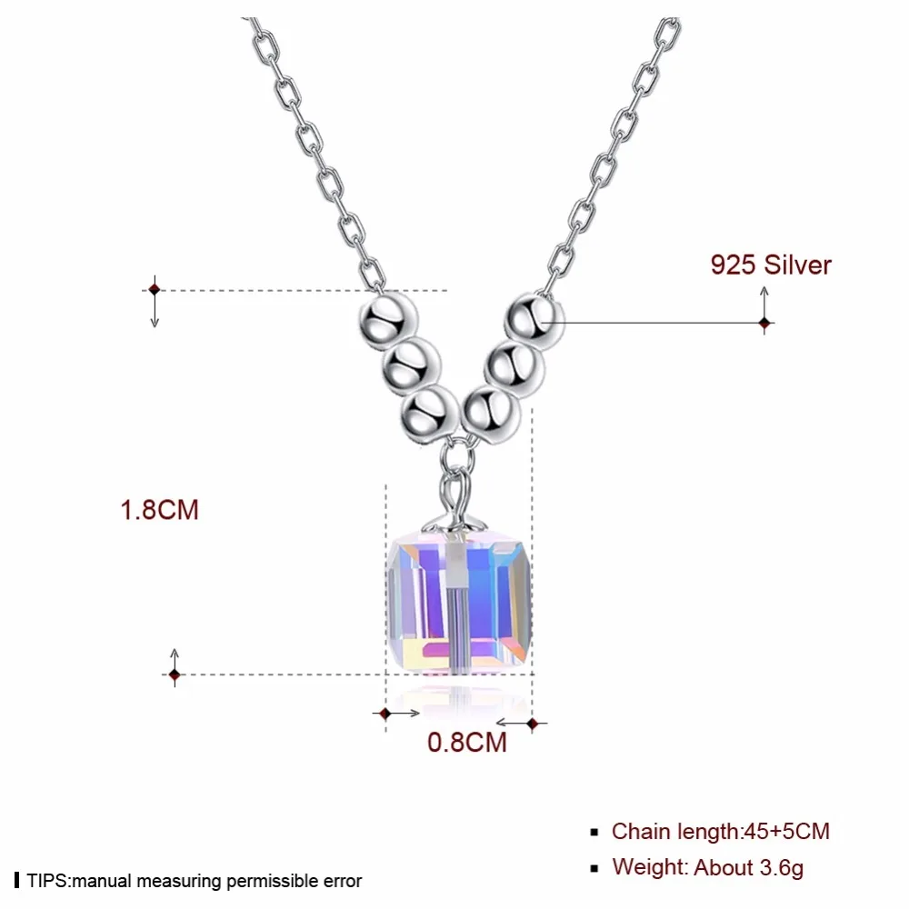 Подвеска цепочка унисекс с кристаллами Swarovski|Ожерелья| |