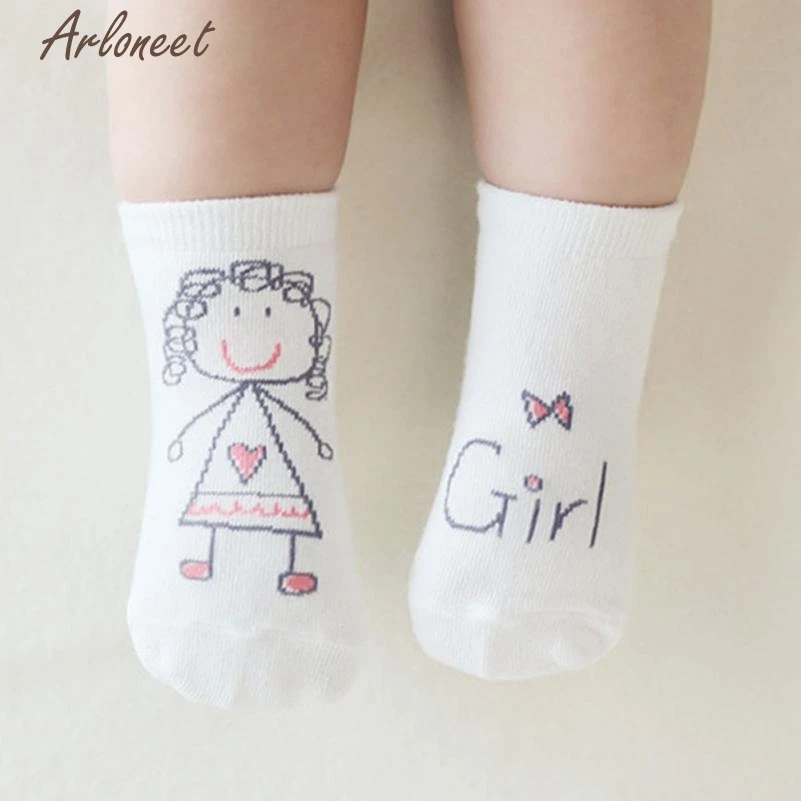 2017 г. модные носки для малышей хлопковые новорожденных мальчиков и девочек милые