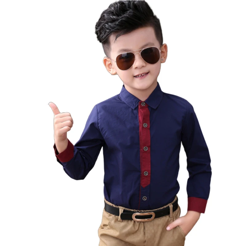 blue shirt Коллекция года, новые весенние костюмы для маленьких мальчиков, костюмы с блейзером, одежда, жилет, рубашка, штаны комплект из 3 предметов, праздничная верхняя одежда в клетку для маленьких мальчиков - Цвет: blue shirt