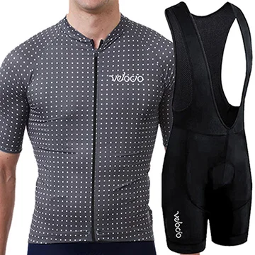 SET 08 Uniforme ciclismo летний комплект велосипедной одежды с коротким рукавом, Триатлон для велосипеда, одежда с нагрудником, гель, MTB, велокостюм - Цвет: SET 08