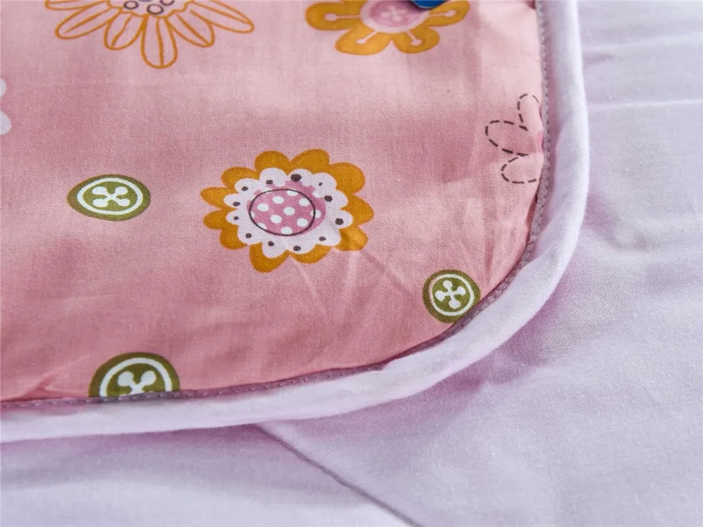 Летние стеганые покрывала розового цвета с принтом кота Мари детские постельные