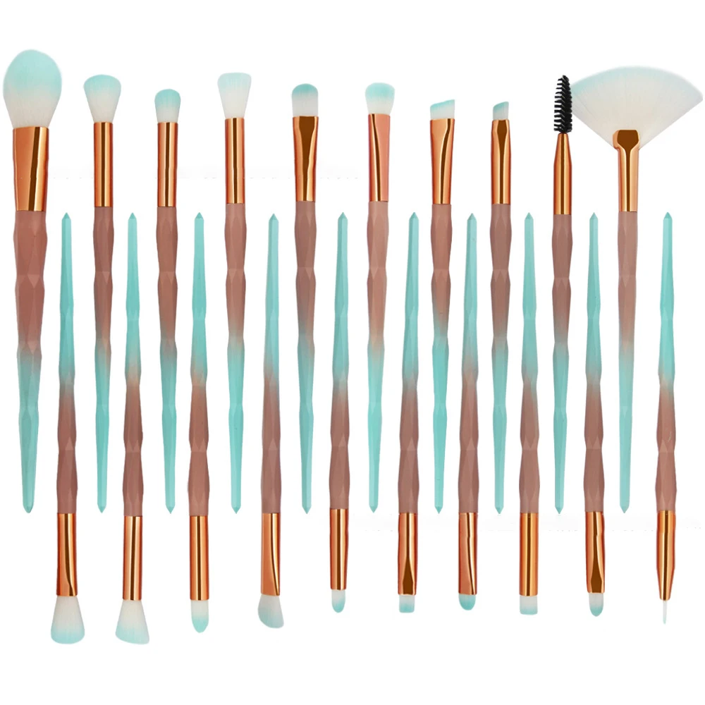 20 Pcs diamond handle eye makeup brush brushes make up set MA2003 | Красота и здоровье