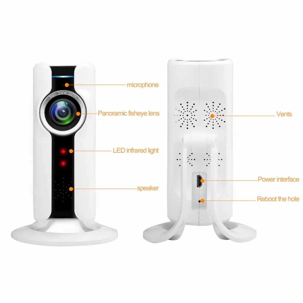 LESHP VR 180 градусов панорамная камера 720P HD Wifi Пульт дистанционного управления