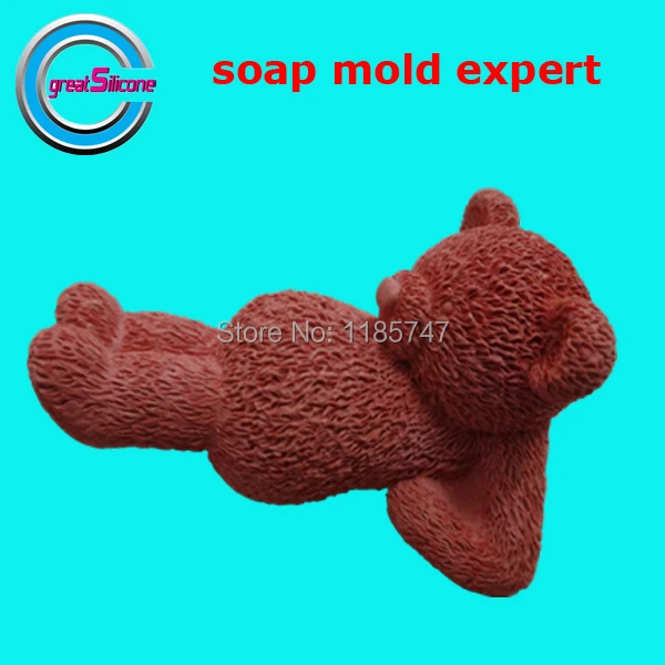 Новое поступление 3D Маленькая силиконовая в форме медведя форма для мыла