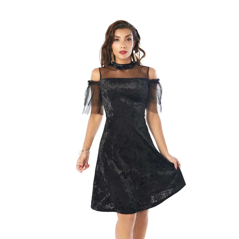 2018 модные Винтаж Bodycon Для женщин пикантные Клубные Вечеринка платье лоскутное