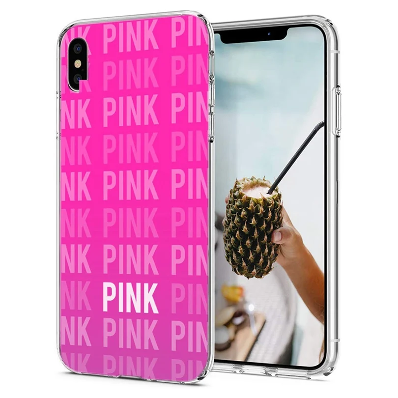 Роскошный чехол из ТПУ для iPhone 7 8 Plus 6 S/6 мягкий дизайн со звездой розовый X XS XR Max
