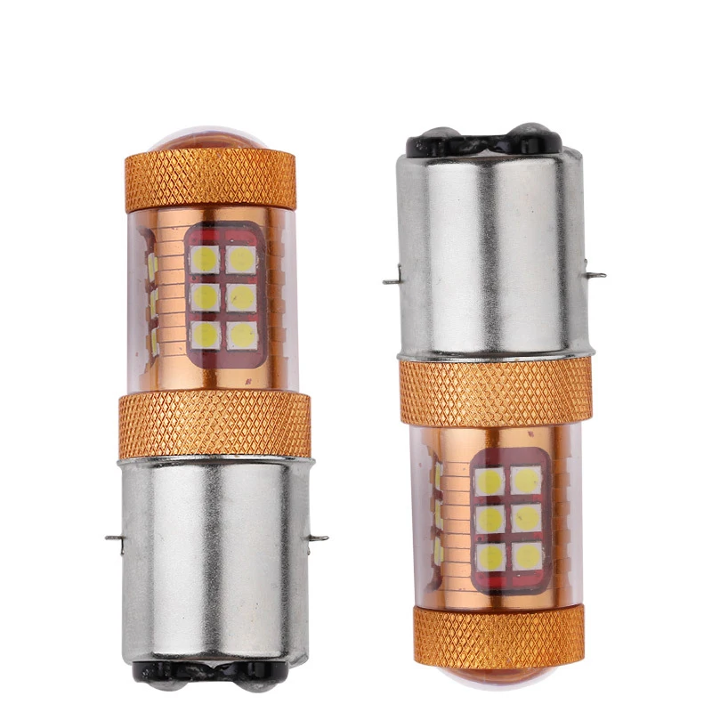 H6 H6M BA20D 3030SMD светодиодная передняя фара мотоциклетная дальнего и ближнего света