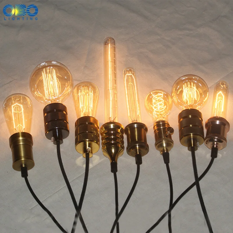 Лампы накаливания Edison E27 держатель лампы 110 В/240 в 2300K старинное украшение